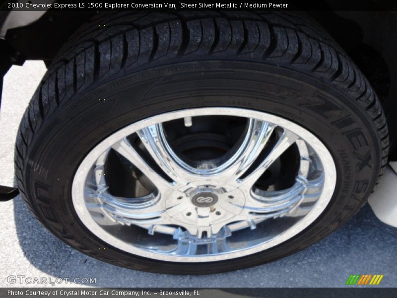 Custom Wheels of 2010 Express LS 1500 Explorer Conversion Van