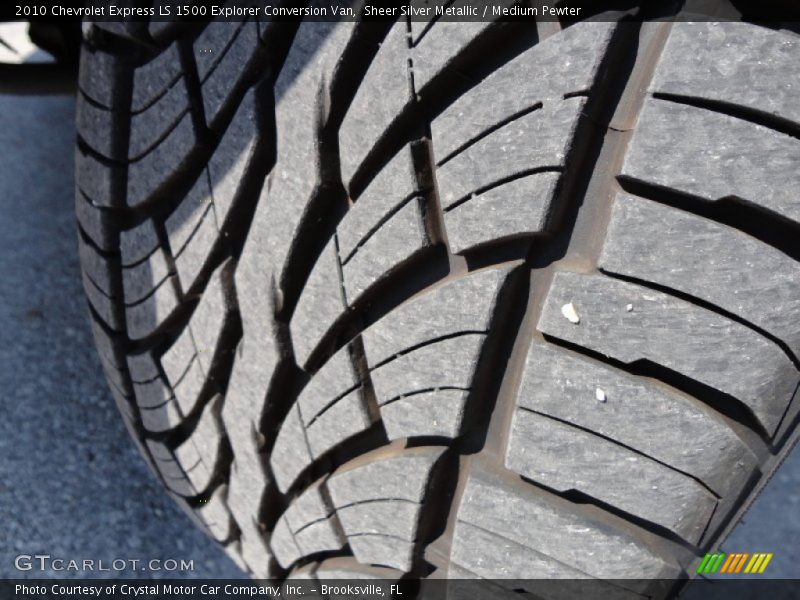 Sheer Silver Metallic / Medium Pewter 2010 Chevrolet Express LS 1500 Explorer Conversion Van
