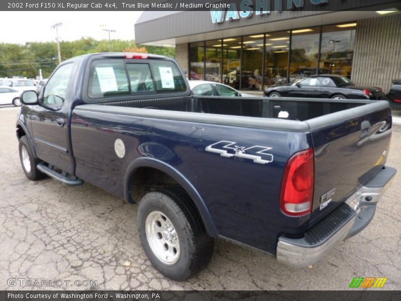 True Blue Metallic / Medium Graphite 2002 Ford F150 XL Regular Cab 4x4