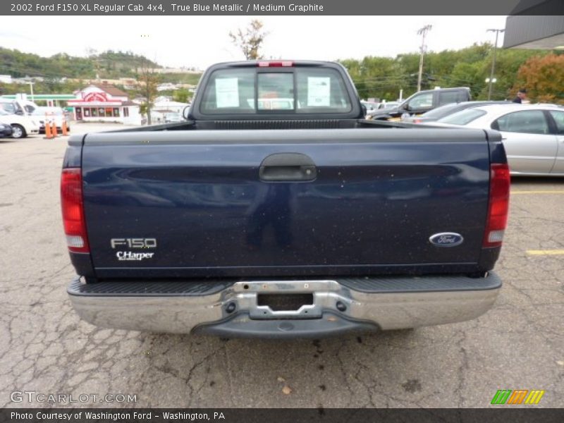 True Blue Metallic / Medium Graphite 2002 Ford F150 XL Regular Cab 4x4
