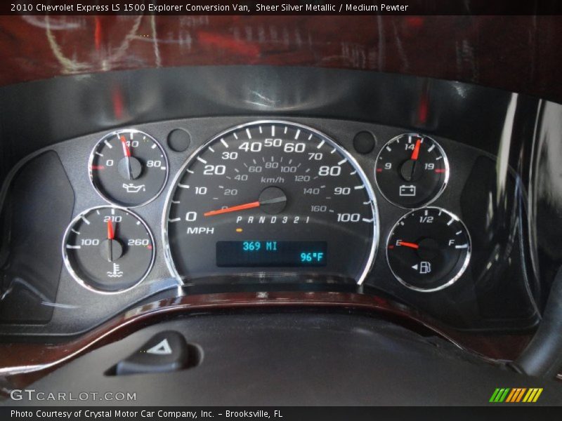  2010 Express LS 1500 Explorer Conversion Van LS 1500 Explorer Conversion Van Gauges