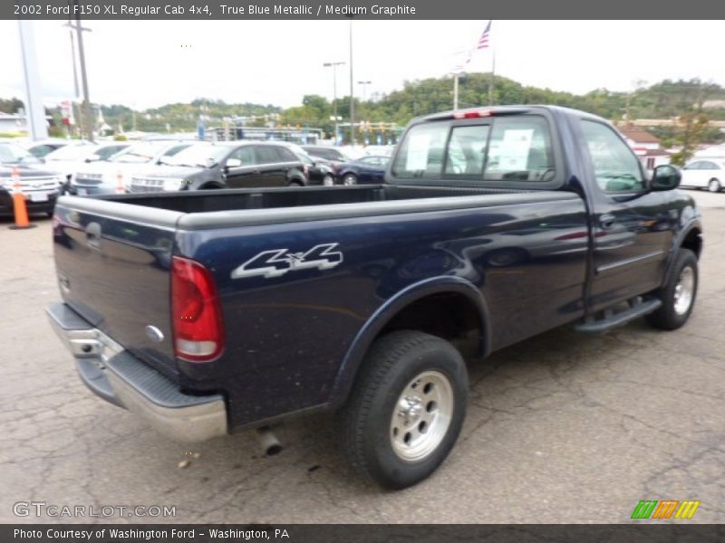 True Blue Metallic / Medium Graphite 2002 Ford F150 XL Regular Cab 4x4