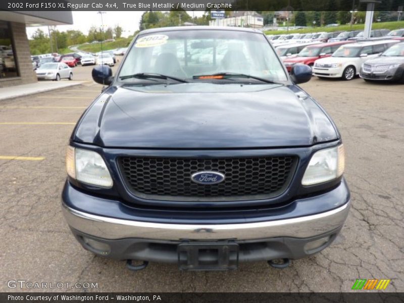 True Blue Metallic / Medium Graphite 2002 Ford F150 XL Regular Cab 4x4