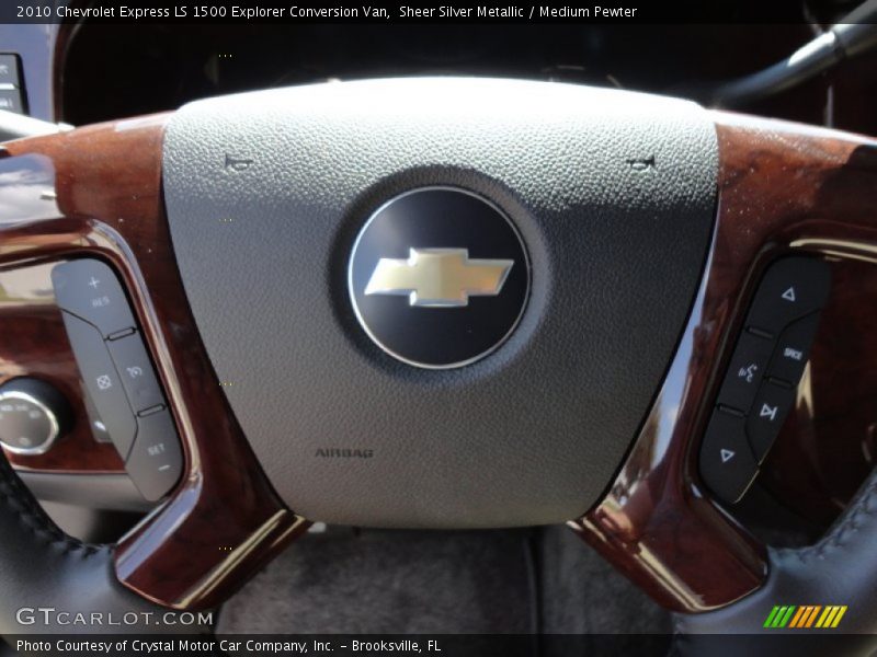 Sheer Silver Metallic / Medium Pewter 2010 Chevrolet Express LS 1500 Explorer Conversion Van