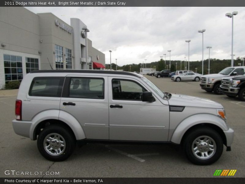 Bright Silver Metallic / Dark Slate Gray 2011 Dodge Nitro Heat 4x4