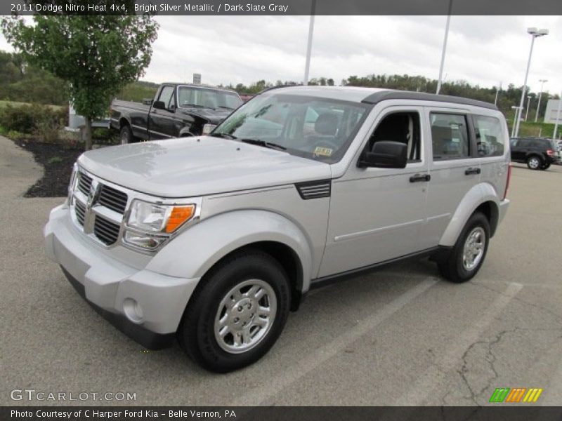 Bright Silver Metallic / Dark Slate Gray 2011 Dodge Nitro Heat 4x4