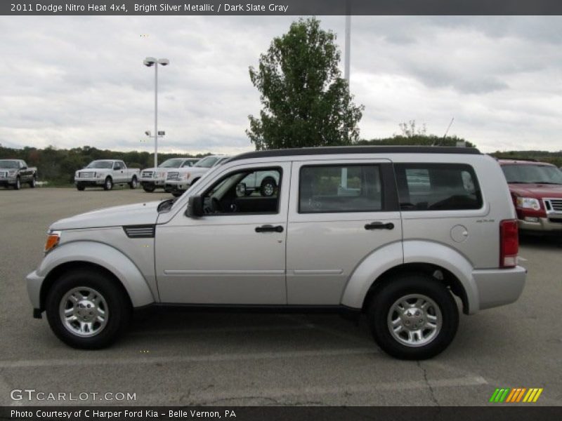 Bright Silver Metallic / Dark Slate Gray 2011 Dodge Nitro Heat 4x4