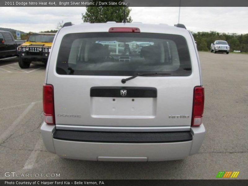 Bright Silver Metallic / Dark Slate Gray 2011 Dodge Nitro Heat 4x4