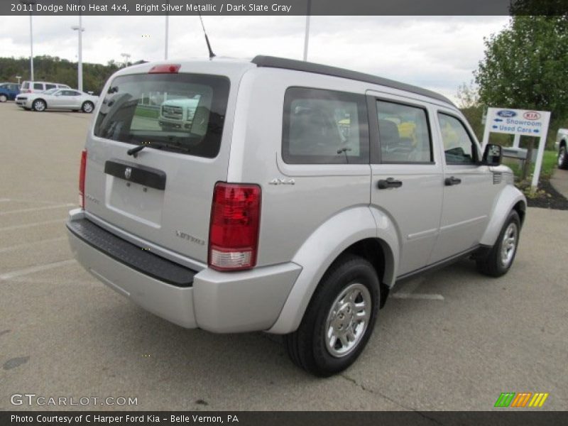 Bright Silver Metallic / Dark Slate Gray 2011 Dodge Nitro Heat 4x4