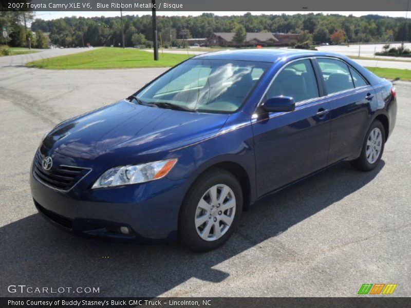 Blue Ribbon Metallic / Bisque 2007 Toyota Camry XLE V6