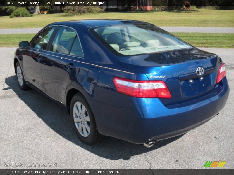 Blue Ribbon Metallic / Bisque 2007 Toyota Camry XLE V6