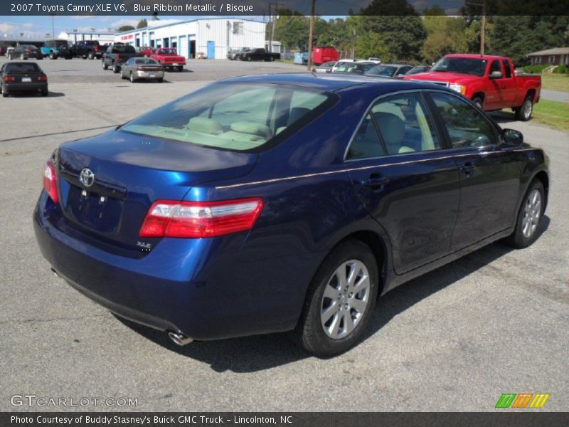 Blue Ribbon Metallic / Bisque 2007 Toyota Camry XLE V6
