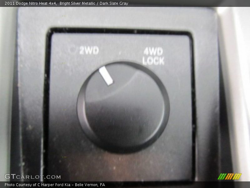 Bright Silver Metallic / Dark Slate Gray 2011 Dodge Nitro Heat 4x4