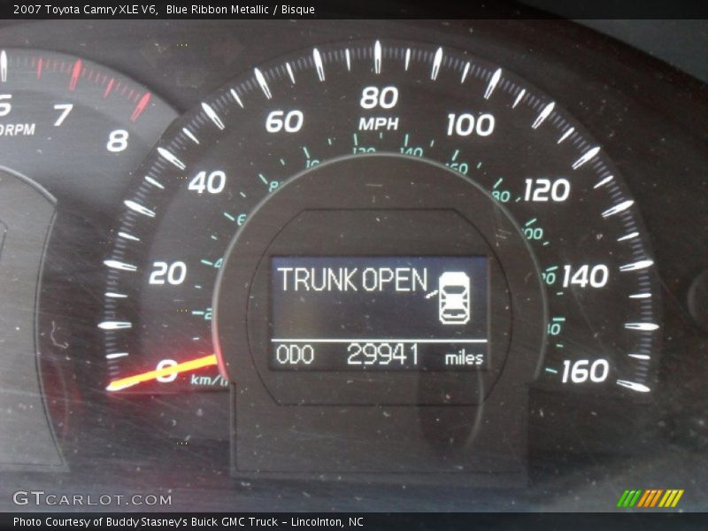 Blue Ribbon Metallic / Bisque 2007 Toyota Camry XLE V6