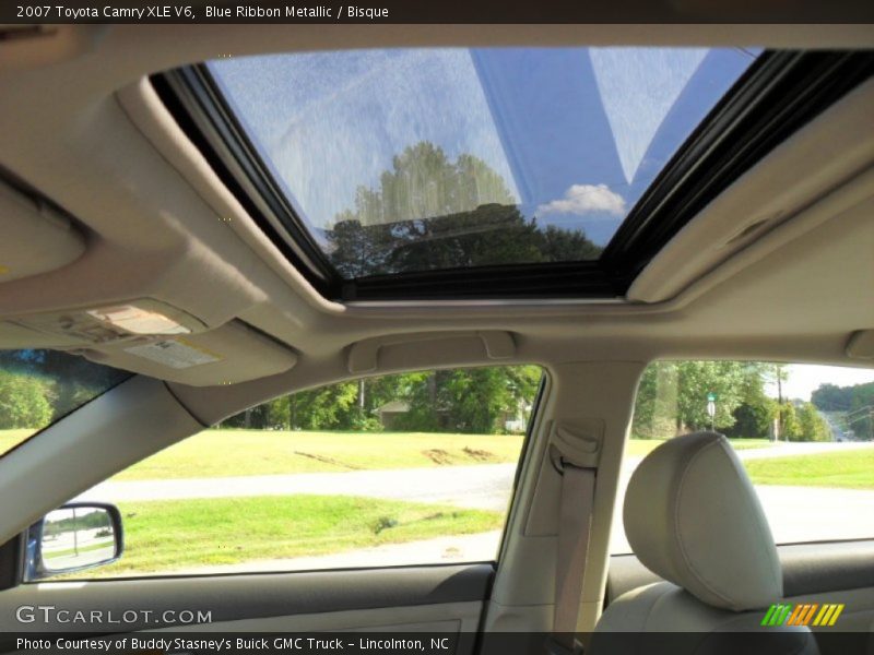 Blue Ribbon Metallic / Bisque 2007 Toyota Camry XLE V6