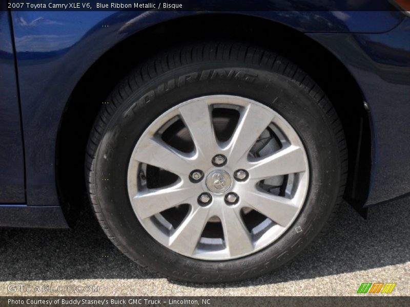 Blue Ribbon Metallic / Bisque 2007 Toyota Camry XLE V6