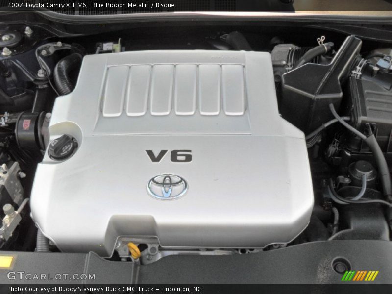 Blue Ribbon Metallic / Bisque 2007 Toyota Camry XLE V6