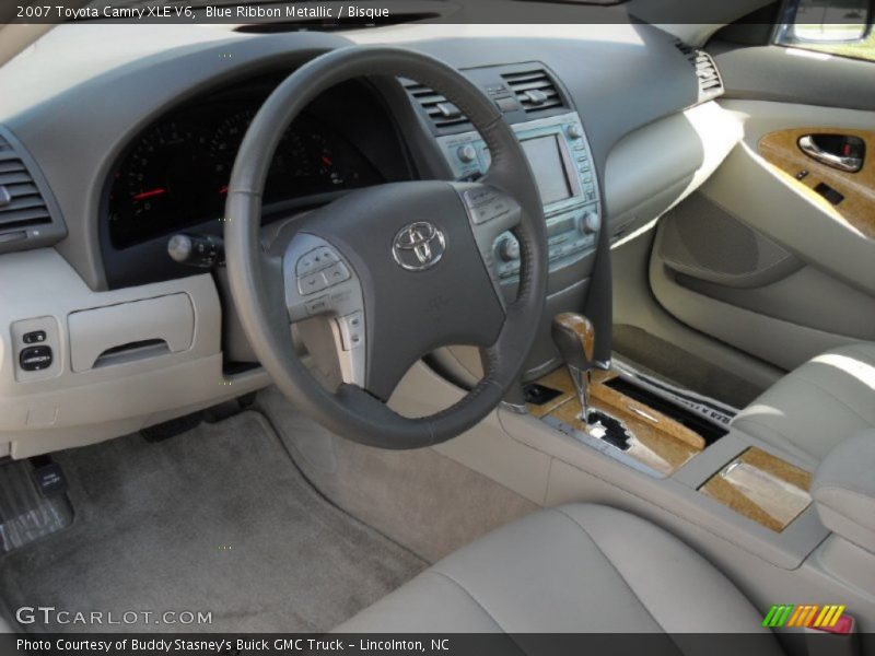 Blue Ribbon Metallic / Bisque 2007 Toyota Camry XLE V6