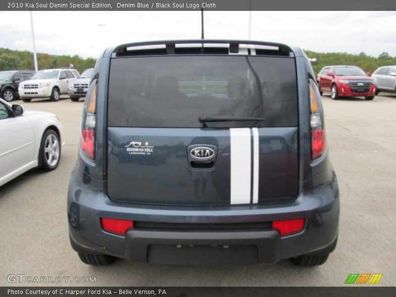 Denim Blue / Black Soul Logo Cloth 2010 Kia Soul Denim Special Edition