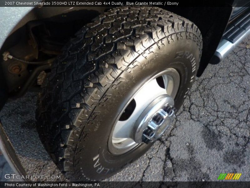 Blue Granite Metallic / Ebony 2007 Chevrolet Silverado 3500HD LTZ Extended Cab 4x4 Dually