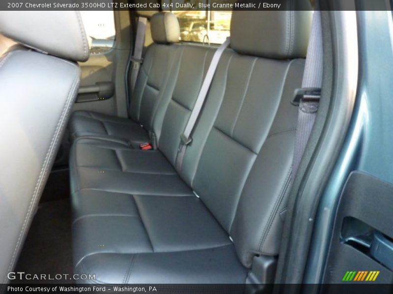  2007 Silverado 3500HD LTZ Extended Cab 4x4 Dually Ebony Interior