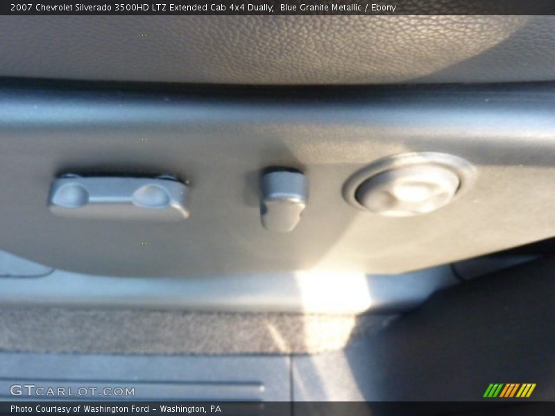 Blue Granite Metallic / Ebony 2007 Chevrolet Silverado 3500HD LTZ Extended Cab 4x4 Dually