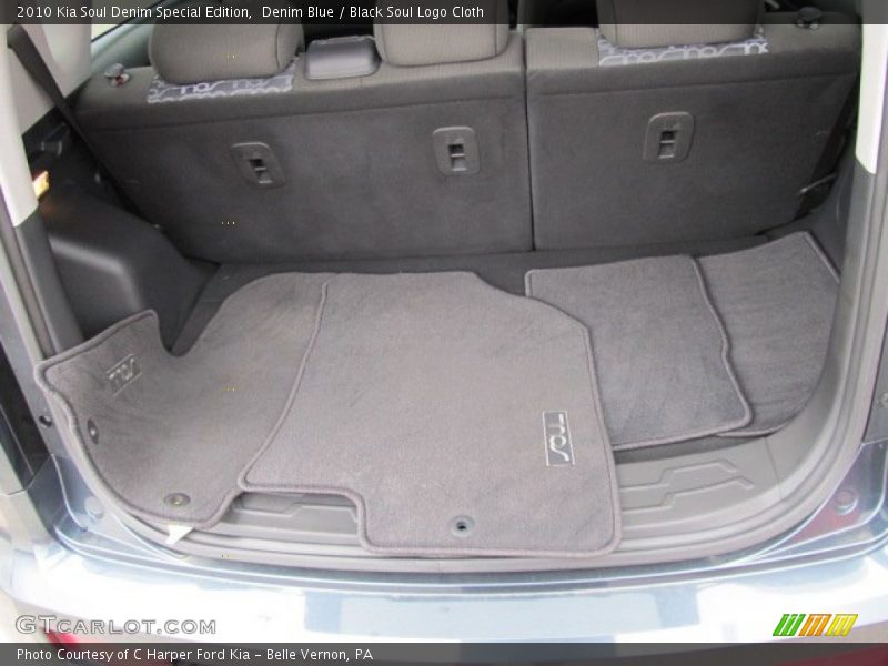 Denim Blue / Black Soul Logo Cloth 2010 Kia Soul Denim Special Edition