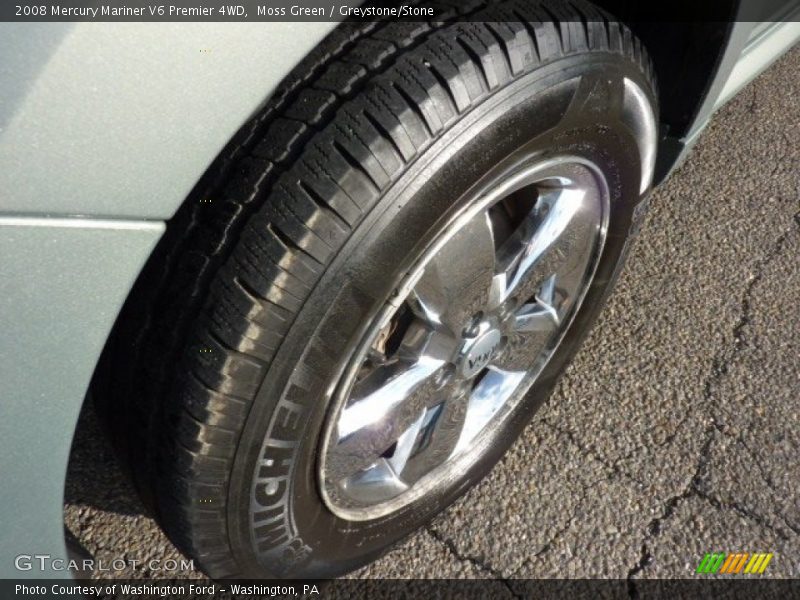 Moss Green / Greystone/Stone 2008 Mercury Mariner V6 Premier 4WD