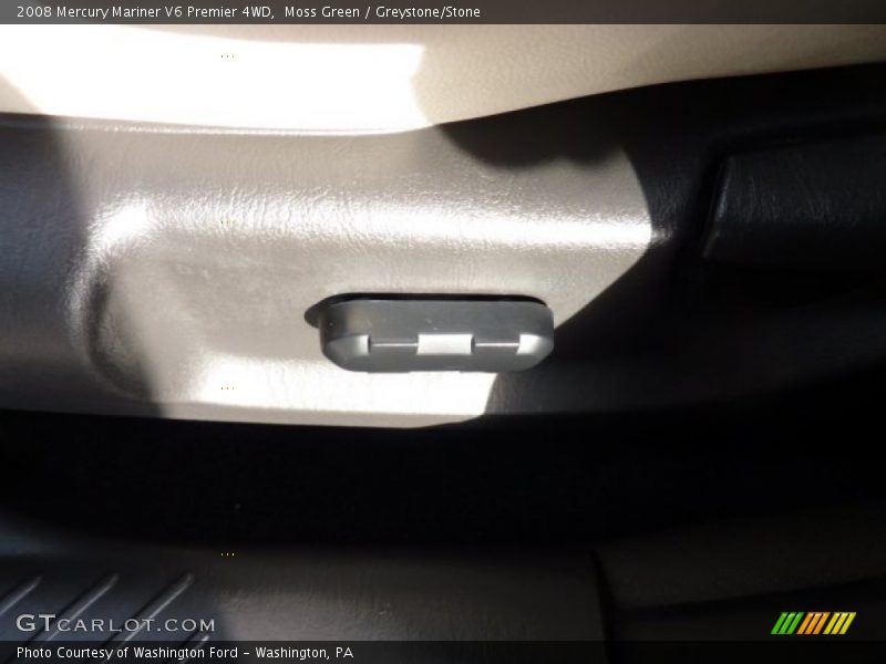 Moss Green / Greystone/Stone 2008 Mercury Mariner V6 Premier 4WD