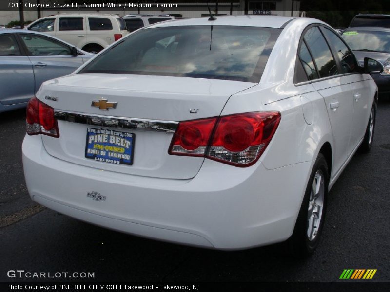 Summit White / Medium Titanium 2011 Chevrolet Cruze LT