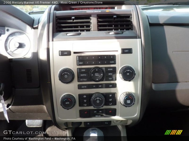 Moss Green / Greystone/Stone 2008 Mercury Mariner V6 Premier 4WD