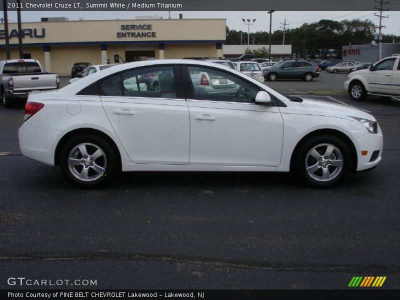 Summit White / Medium Titanium 2011 Chevrolet Cruze LT