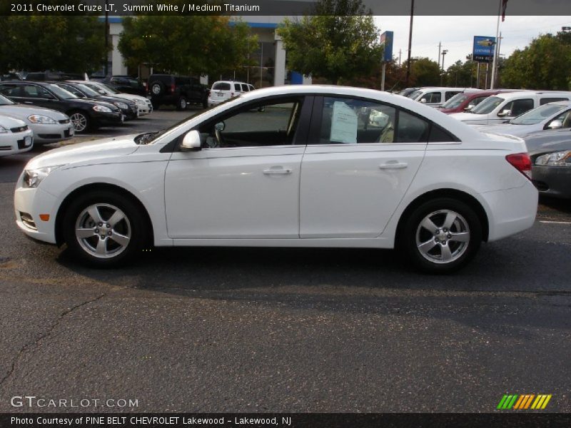 Summit White / Medium Titanium 2011 Chevrolet Cruze LT