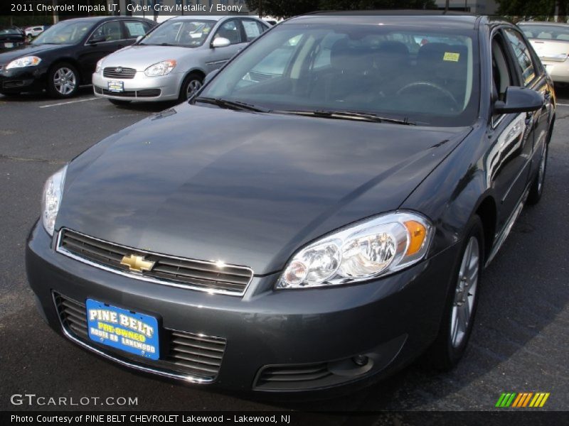 Cyber Gray Metallic / Ebony 2011 Chevrolet Impala LT