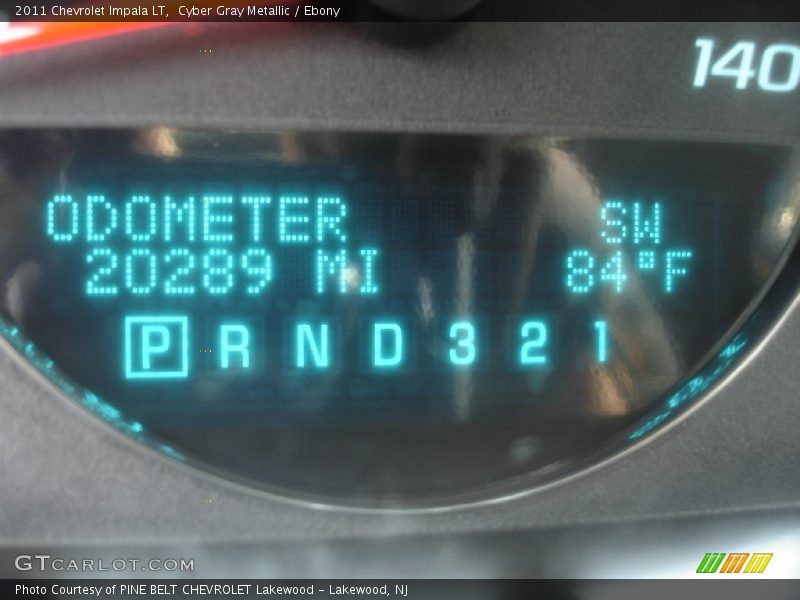Cyber Gray Metallic / Ebony 2011 Chevrolet Impala LT