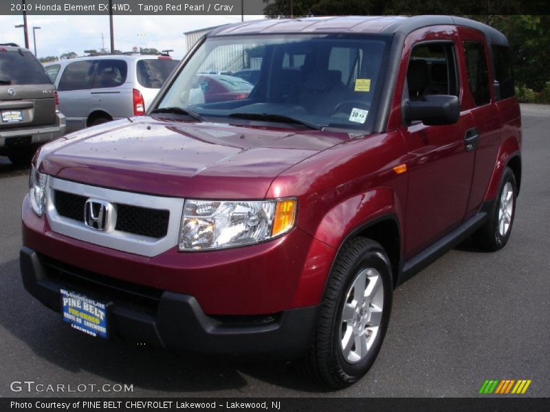 Tango Red Pearl / Gray 2010 Honda Element EX 4WD