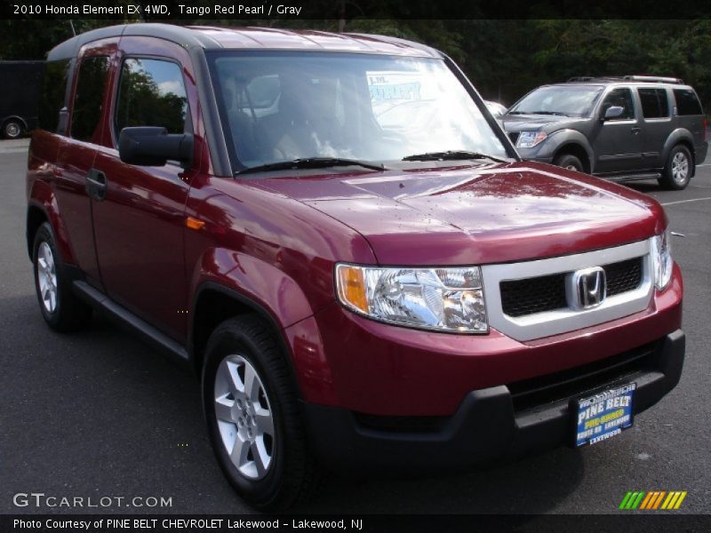 Tango Red Pearl / Gray 2010 Honda Element EX 4WD