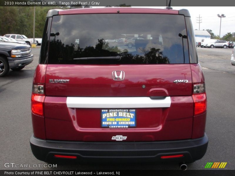 Tango Red Pearl / Gray 2010 Honda Element EX 4WD