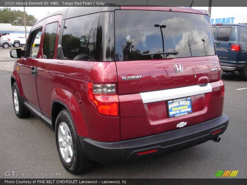 Tango Red Pearl / Gray 2010 Honda Element EX 4WD