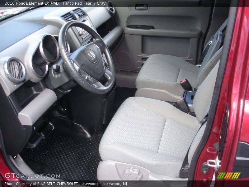  2010 Element EX 4WD Gray Interior
