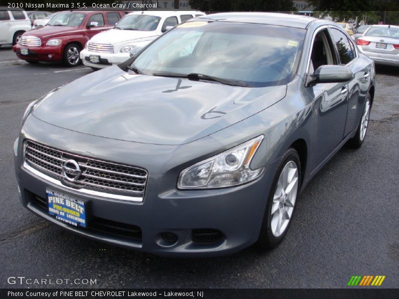 Ocean Gray / Charcoal 2010 Nissan Maxima 3.5 S