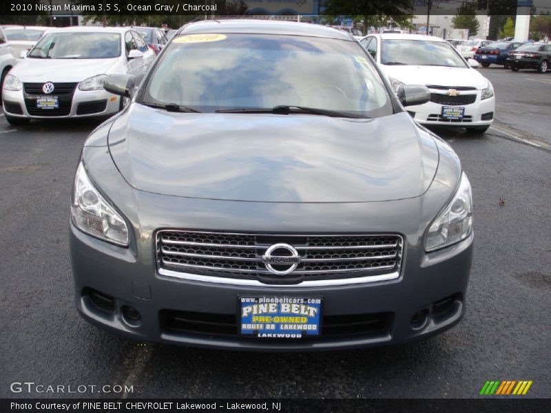 Ocean Gray / Charcoal 2010 Nissan Maxima 3.5 S