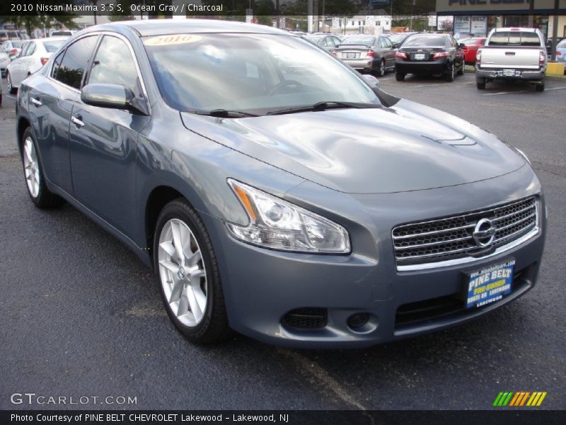 Ocean Gray / Charcoal 2010 Nissan Maxima 3.5 S