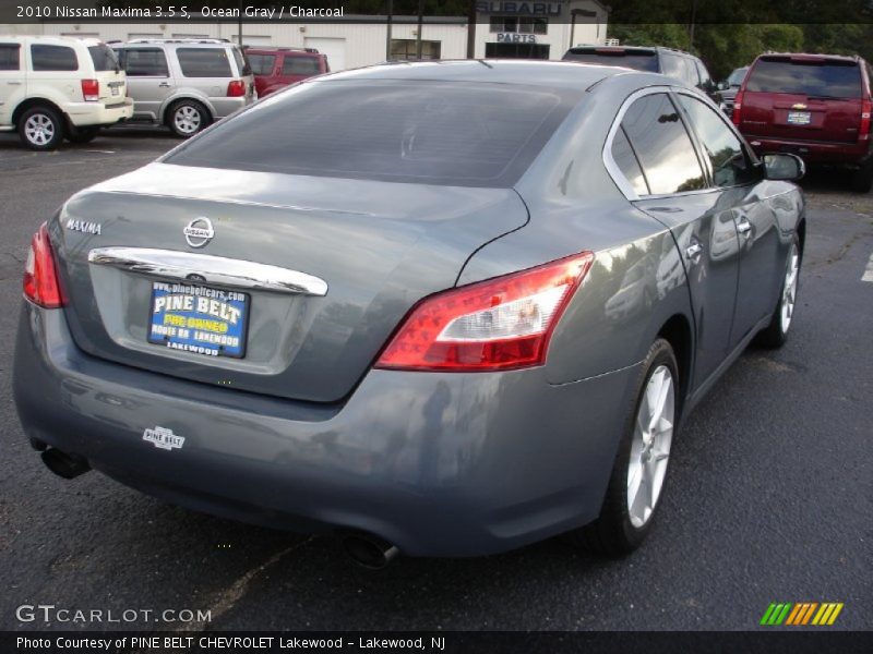 Ocean Gray / Charcoal 2010 Nissan Maxima 3.5 S