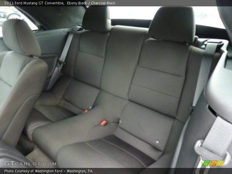 Ebony Black / Charcoal Black 2011 Ford Mustang GT Convertible