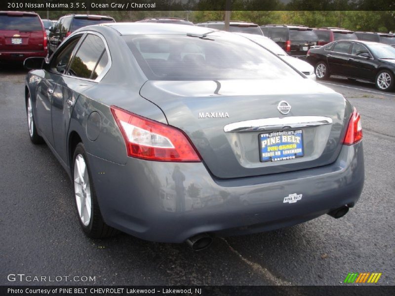 Ocean Gray / Charcoal 2010 Nissan Maxima 3.5 S