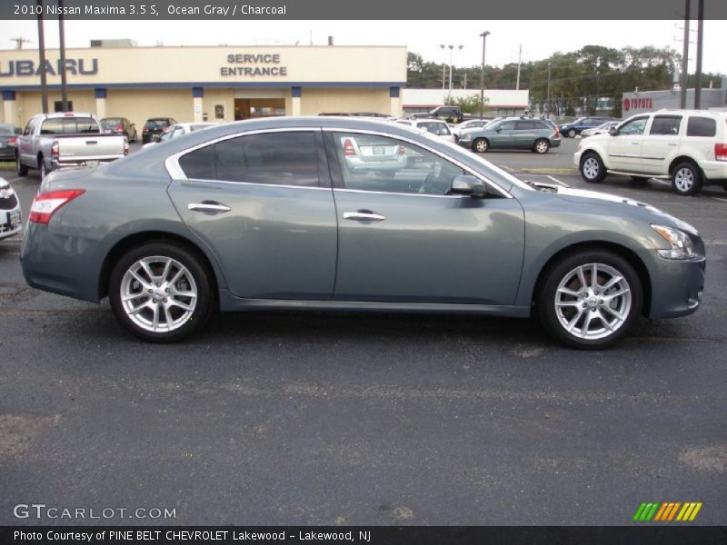 Ocean Gray / Charcoal 2010 Nissan Maxima 3.5 S