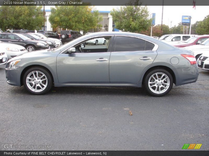 Ocean Gray / Charcoal 2010 Nissan Maxima 3.5 S