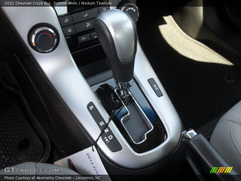  2012 Cruze Eco 6 Speed Automatic Shifter