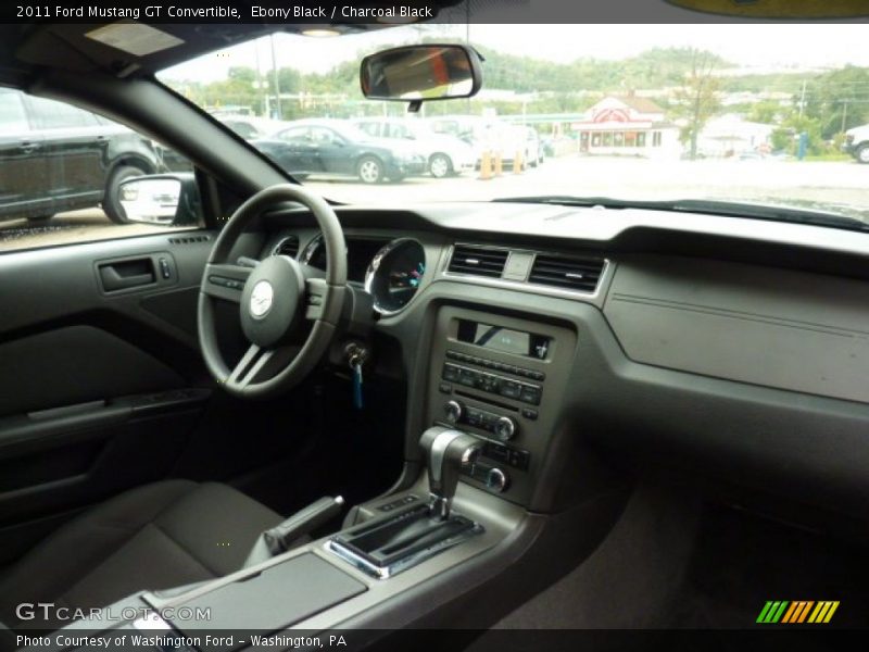 Ebony Black / Charcoal Black 2011 Ford Mustang GT Convertible